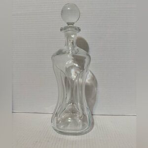 Danish Holmgaard Kluk Kluk, Vintage 1960s Decanter, Lead Crystal